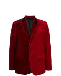 Красный бархатный пиджак
