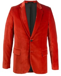 Мужской красный бархатный пиджак от Paul Smith