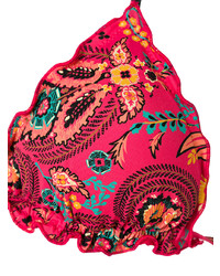 Красный бикини-топ с принтом от Anjuna