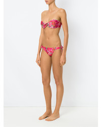 Красный бикини-топ с принтом от Amir Slama