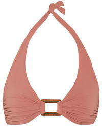 Красный бикини-топ с украшением