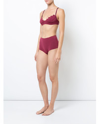 Красный бикини-топ от Cynthia Rowley