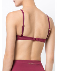 Красный бикини-топ от Cynthia Rowley