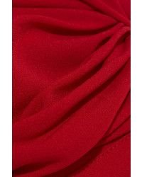 Красный бикини-топ от Norma Kamali