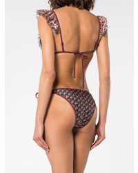 Красный бикини-топ от Zimmermann