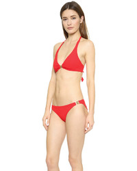 Красный бикини-топ от Tory Burch