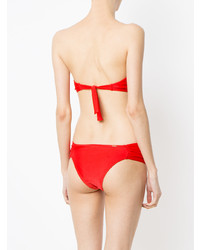 Красный бикини-топ от Amir Slama