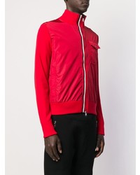 Мужской красный бомбер от Moncler