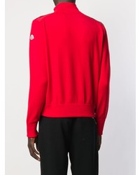 Мужской красный бомбер от Moncler