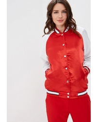 Женский красный бомбер от Calvin Klein Jeans