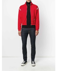 Мужской красный бомбер от Maison Margiela