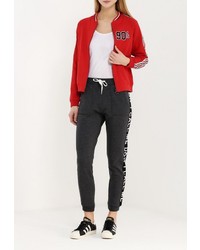 Женский красный бомбер от Jennyfer