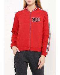 Женский красный бомбер от Jennyfer