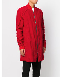 Мужской красный бомбер от Lost & Found Rooms