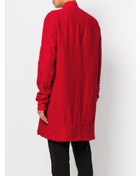 Мужской красный бомбер от Lost & Found Rooms