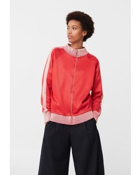 Женский красный бомбер от Mango