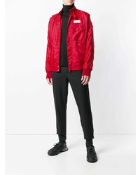 Мужской красный бомбер от Maison Margiela