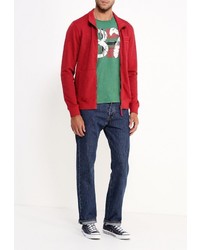 Мужской красный бомбер от Napapijri