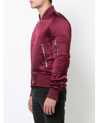 Мужской красный бомбер от Amiri