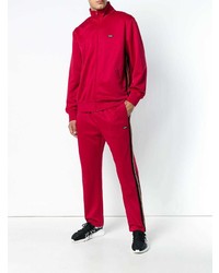 Мужской красный бомбер от Stussy