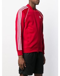 Мужской красный бомбер от adidas