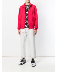 Мужской красный бомбер от Save The Duck