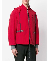 Мужской красный бомбер от Lanvin