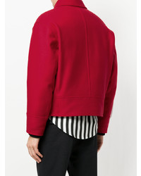 Мужской красный бомбер от AMI Alexandre Mattiussi