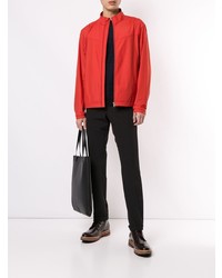 Мужской красный бомбер от D'urban