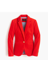 Красный вельветовый пиджак