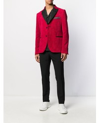 Мужской красный вельветовый пиджак от Daniele Alessandrini