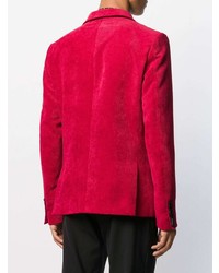 Мужской красный вельветовый пиджак от Daniele Alessandrini