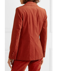 Женский красный вельветовый пиджак от Frame