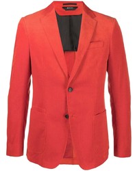 Мужской красный вельветовый пиджак от Z Zegna