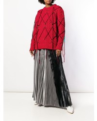 Женский красный вязаный свитер от Calvin Klein 205W39nyc