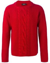Мужской красный вязаный свитер от Ports 1961