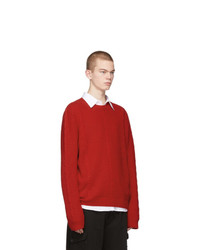 Мужской красный вязаный свитер от Gucci