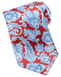Красный галстук с "огурцами"