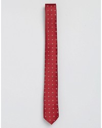Мужской красный галстук со звездами от Asos
