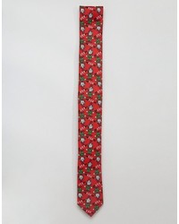 Мужской красный галстук от Asos