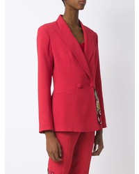 Женский красный двубортный пиджак от Martha Medeiros