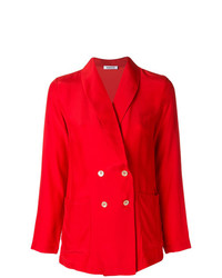 Женский красный двубортный пиджак от P.A.R.O.S.H.