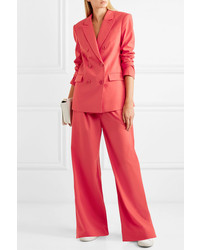 Женский красный двубортный пиджак от Tibi