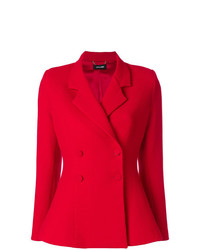 Женский красный двубортный пиджак от Styland
