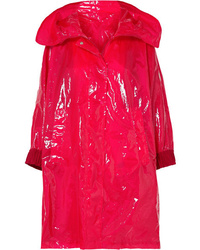 Женский красный дождевик от Moncler