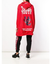 Женский красный дождевик от Undercover