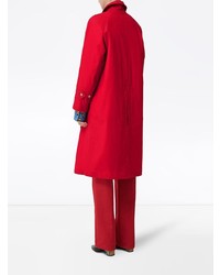 Женский красный дождевик от Burberry