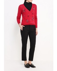 Женский красный кардиган от Blue Oltre