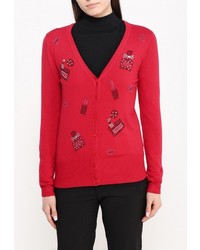 Женский красный кардиган от Blue Oltre