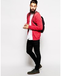 Мужской красный кардиган от Asos